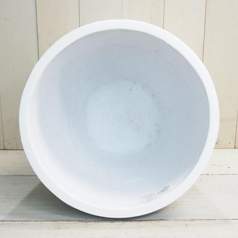 植木鉢 おしゃれ 大型 セメント ジュピターL (B/W) 50cm 17号 底穴なし プランター 鉢 室内 屋外 鉢植え 観葉植物 多肉植物 塊根の画像