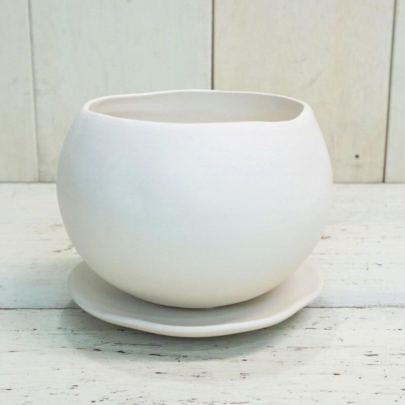 鉢　壺 楽天市場】植木鉢 おしゃれ 陶器鉢 カスケードS (2色)＜ 12cm 4