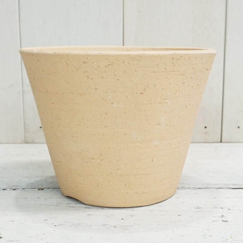 植木鉢 おしゃれ 和風 常滑焼 ラフポット S(Be/Br) 16cm 5号 穴