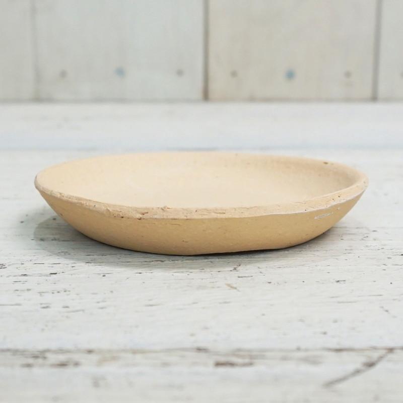 受け皿 おしゃれ 和風 常滑焼 GB丸皿SS (2色) 9.5cm 3号 鉢皿 素焼き