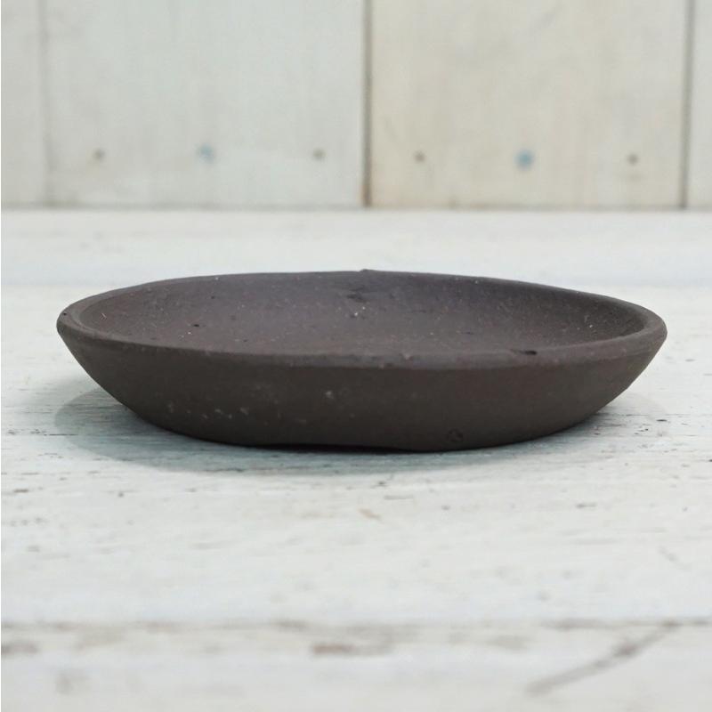 受け皿 おしゃれ 和風 常滑焼 GB丸皿SS (2色) 9.5cm 3号 鉢皿 素焼き