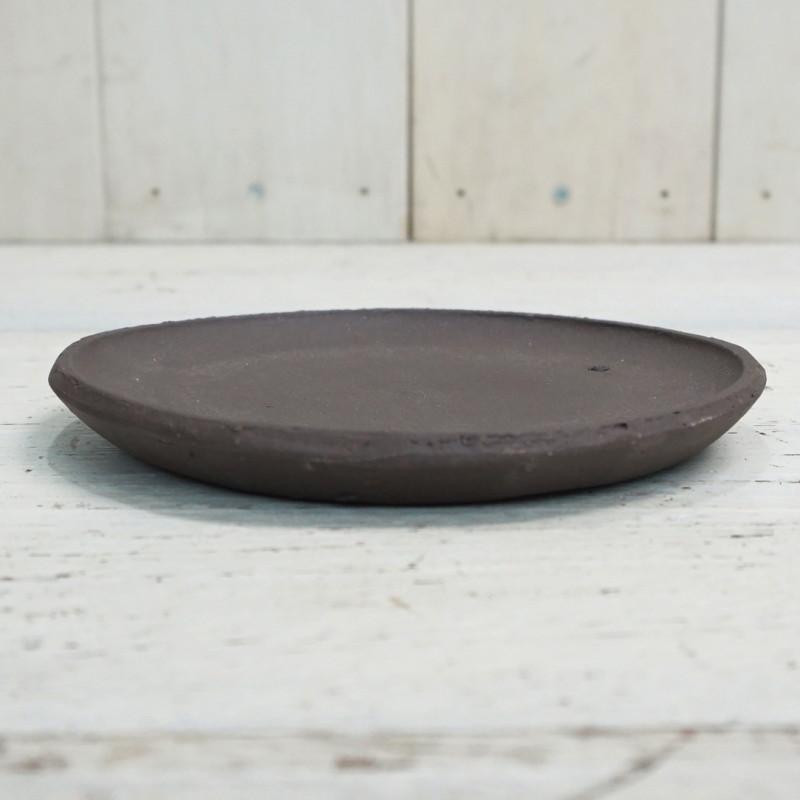 常滑小皿 受け皿 おしゃれ 和風 常滑焼 GB丸皿S (2色) 12.5cm 4号 鉢皿