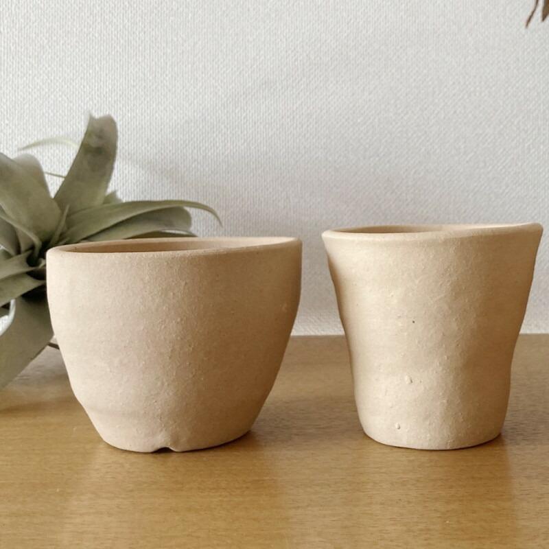 植木鉢 おしゃれ 素焼き 常滑焼 テラ ナチュレ アース 12cm 4号 10cm 3