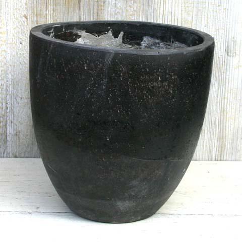 植木鉢 おしゃれ セメント コーテスラウンドM (2色) 40cm 13号 穴あり プランター 鉢 室内 屋外 鉢植え 観葉植物 多肉植物 塊根_5