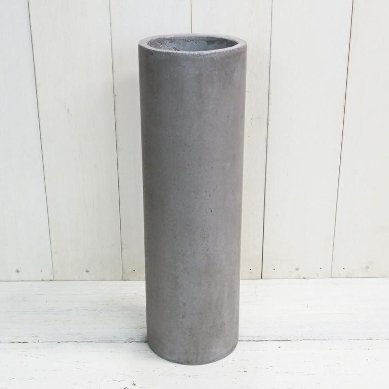 植木鉢 おしゃれ セメント GH032 L 20cm 6.5号 底穴なし 背の高い 縦長