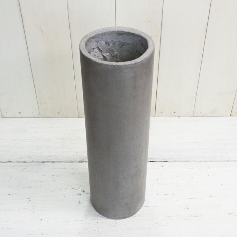 植木鉢 おしゃれ セメント GH032 L 20cm 6.5号 底穴なし 背の高い 縦長