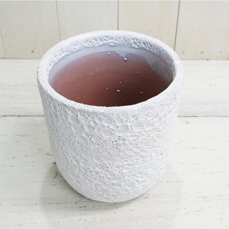植木鉢 おしゃれ アンティーク 陶器鉢 IS101M 18cm 6号 ブルー