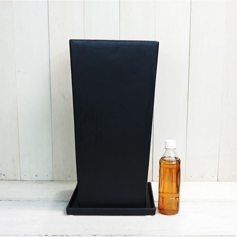 植木鉢 おしゃれ 陶器鉢 トールスクエア S (2色) 25cm 8号 穴あり
