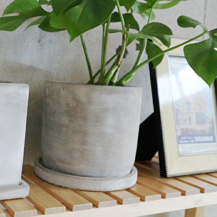 植木鉢 おしゃれ セメント コンクリシリンダーM 14cm 4.5号 穴あり