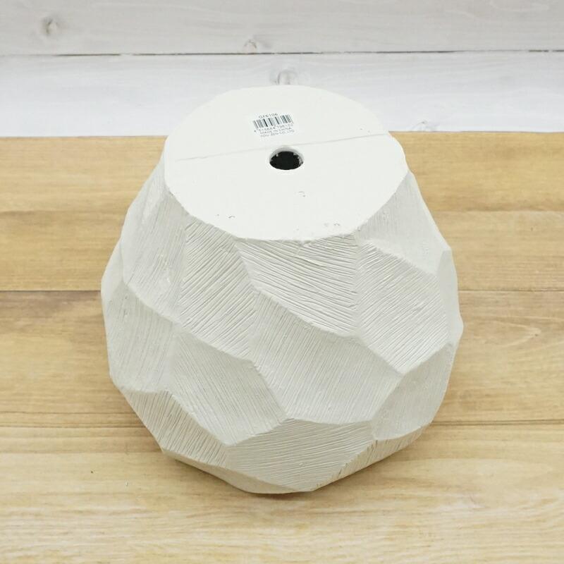 植木鉢 おしゃれ ファセットサークルS(2色) 最大外径25cm 8号(5.5号用