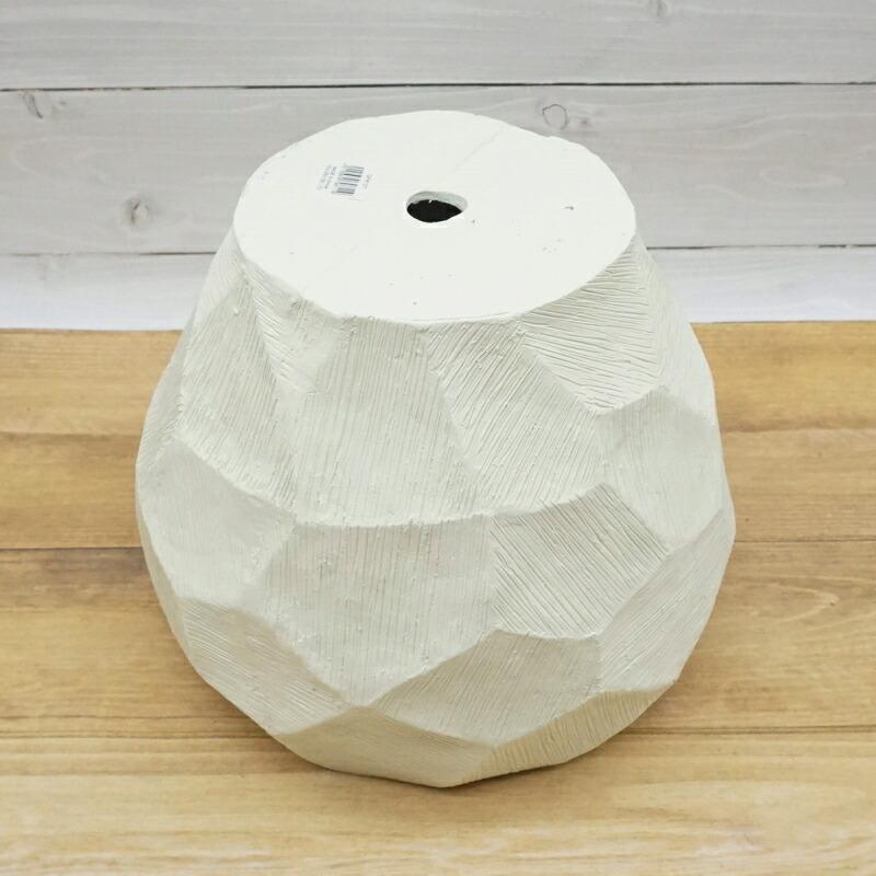 植木鉢 おしゃれ ファセットサークルM(2色) 最大外径29cm 9号(7号用