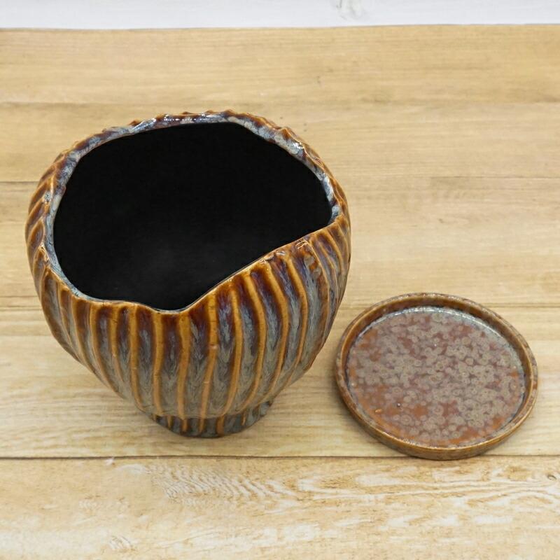 植木鉢 おしゃれ 陶器鉢 ポリバーティカルポットL (2色) 胴部最大外径