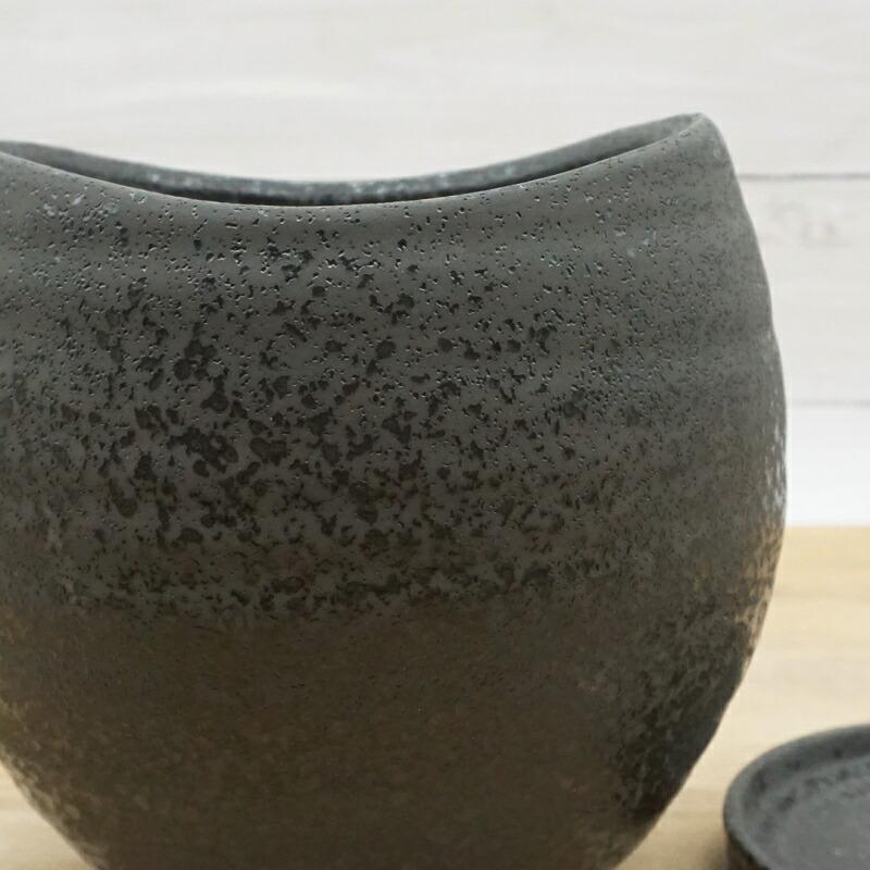 植木鉢 おしゃれ 陶器鉢 クルブボウルポットL (2色) 胴部最大外径20.5