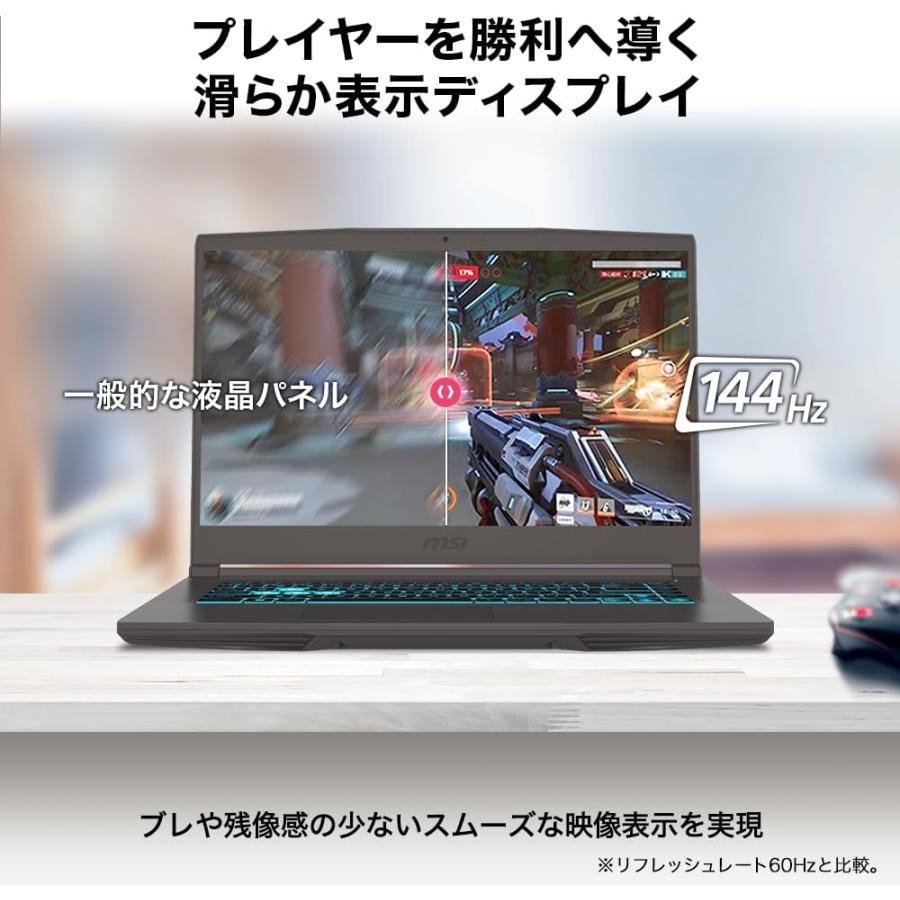 MSI 新品【RTX 3050搭載・薄型軽量】MSIゲーミングノートPC Thin-15