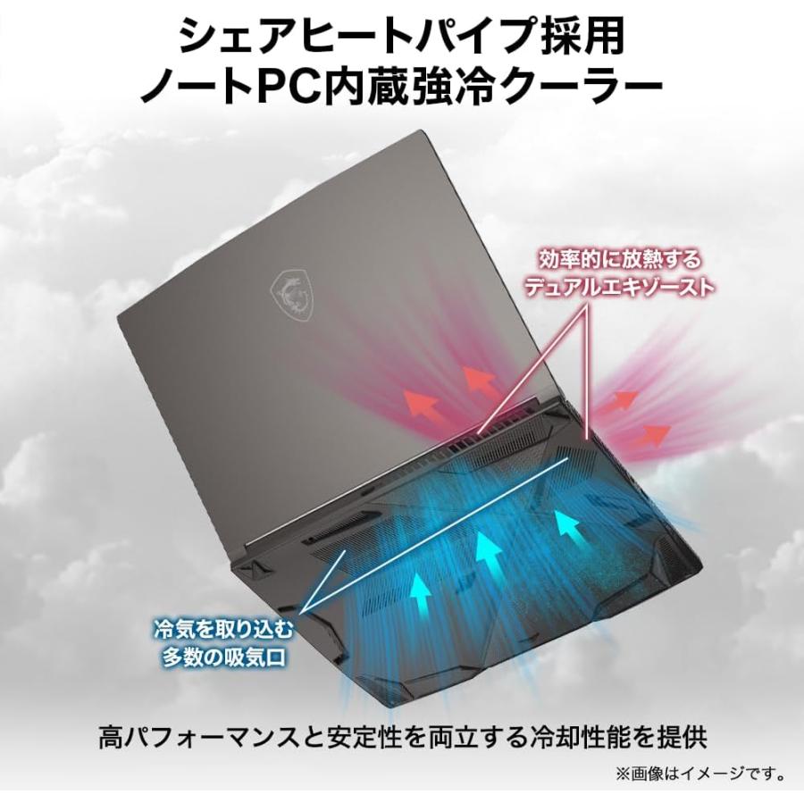MSI 新品【RTX 3050搭載・薄型軽量】MSIゲーミングノートPC Thin-15 