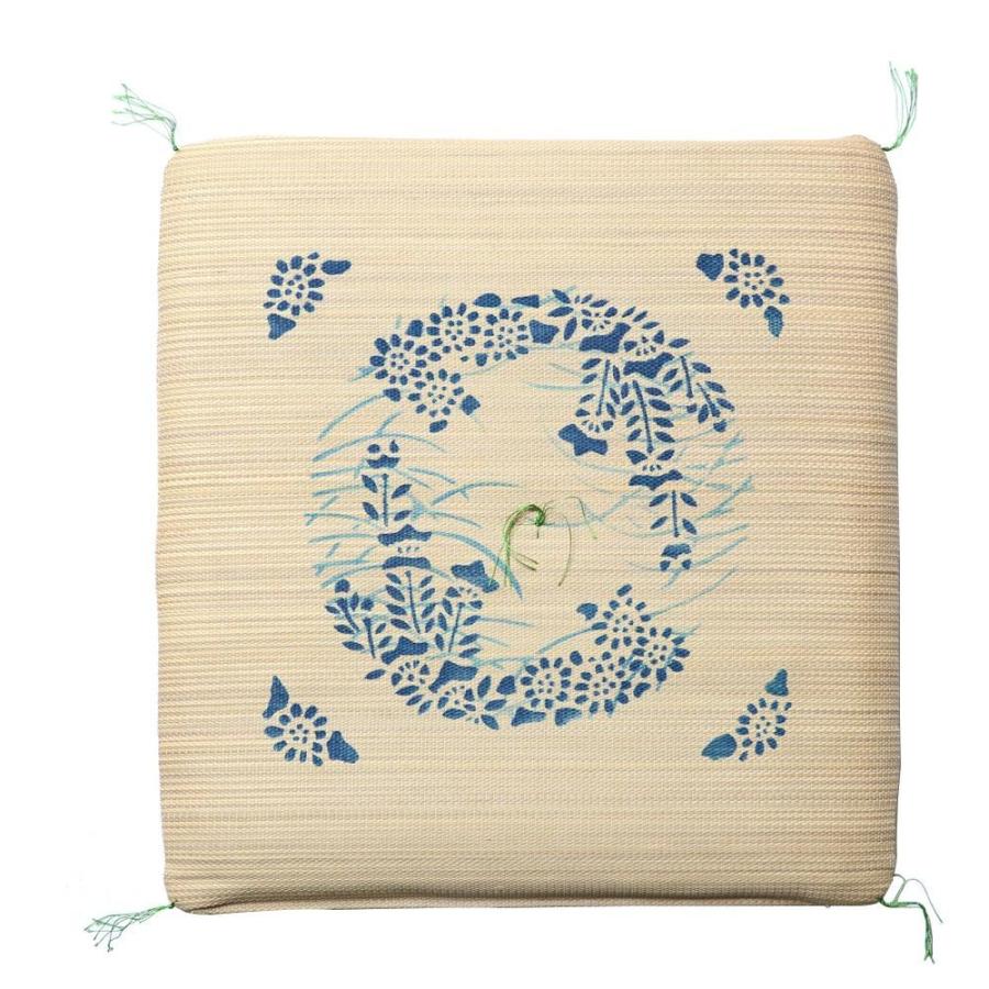 返し手捺染座布団 秋香 (しゅうか) 約W55×D58cm 71304900