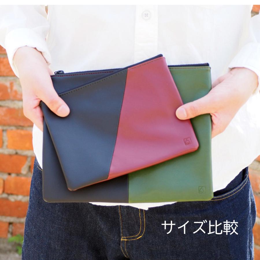 ポーチ サボテンレザー製 クラッチバッグ 