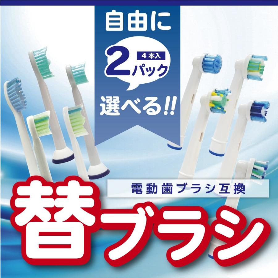 フィリップス ソニッケアー 電動歯ブラシ対応 互換替え ブラシヘッド 自由に選べる 2パック 福袋 よりどり :luckybag