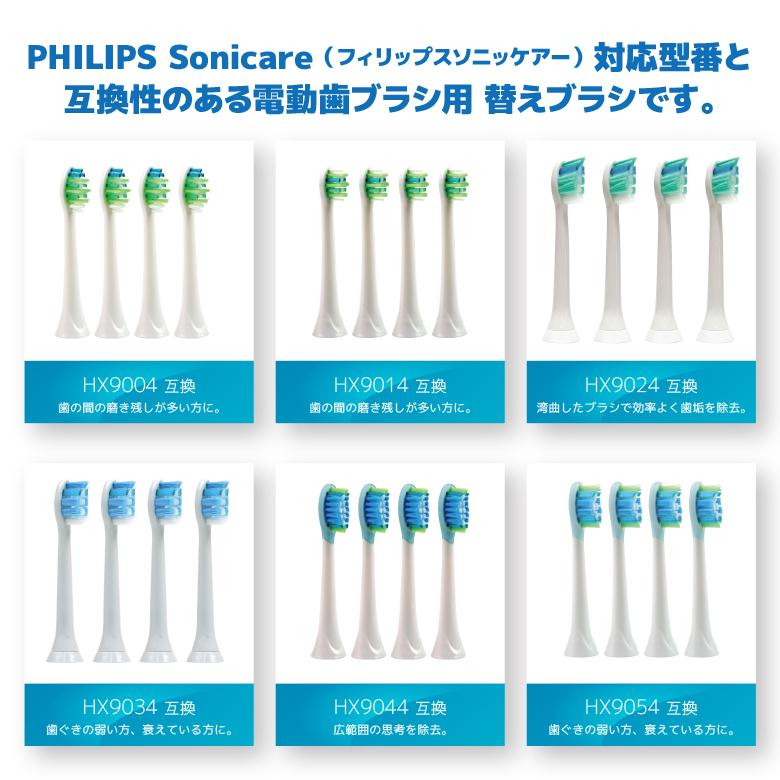 フィリップス ソニッケアー 電動歯ブラシ対応 互換替え ブラシヘッド