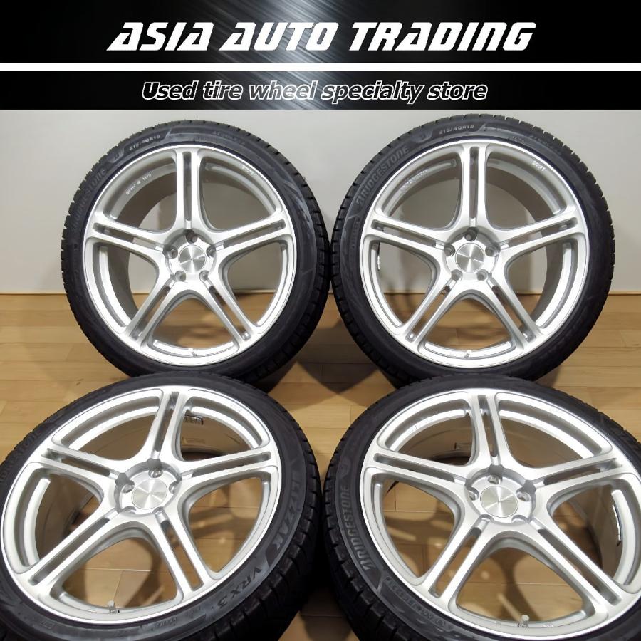ブリザック VRX3 ほぼ新品 ブリヂストン POTENZA SW005 7.5J+48 PCD100 