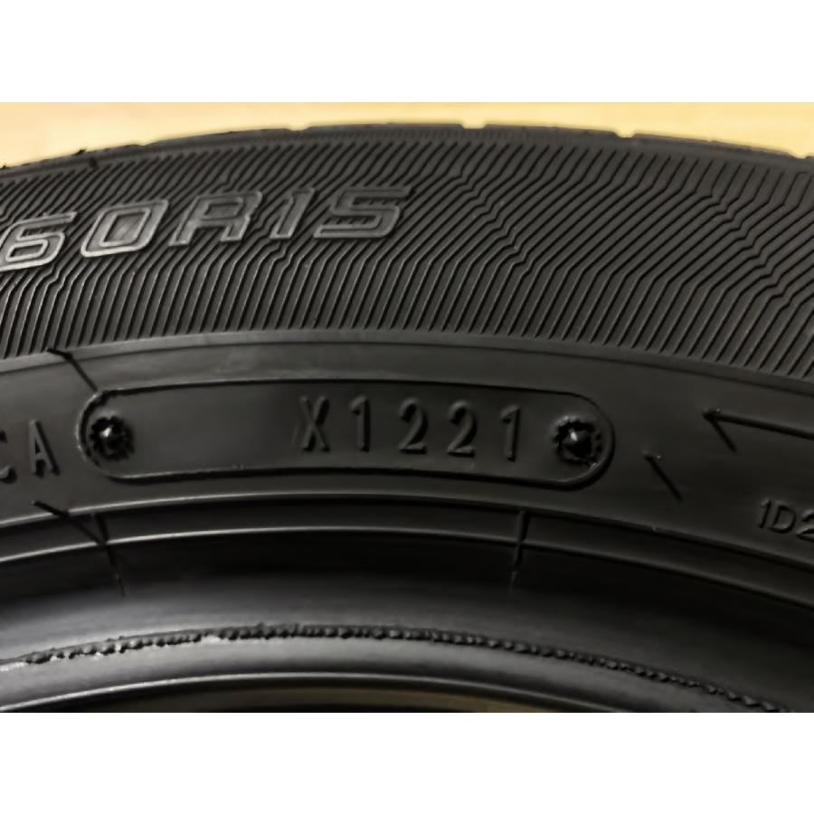 超バリ溝 グッドイヤー EfficientGrip ECO EG01 185/60R15 2021年製造 ヤリス ヴィッツ アクア シエンタ フィット グレイス スイフト 他｜aatstore｜08