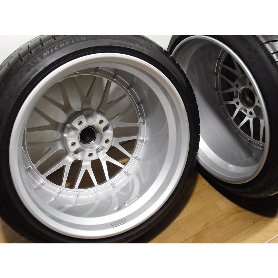 ほぼ新品 BBS LM 10J+25 11J+25 PCD120-5穴 ミシュラン パイロットスポーツ CUP2 255/35R19 275/35R19 BMW F80 M3 F82 M4 チューナーサイズ｜aatstore｜09