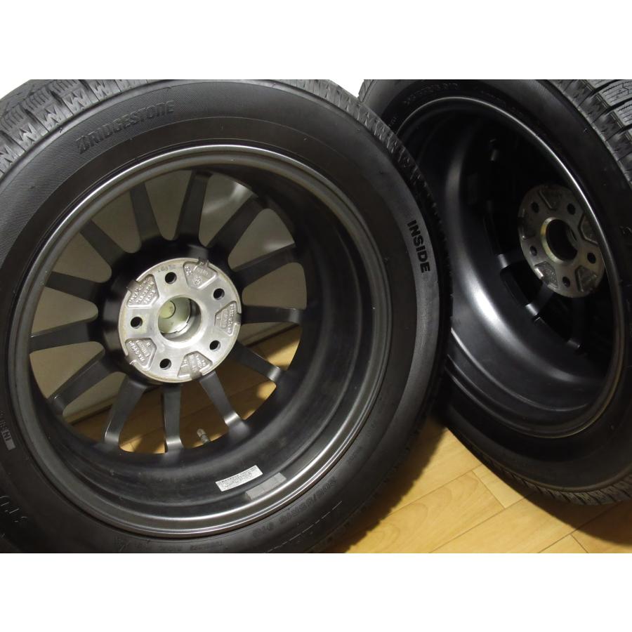 美品 Weds IRVINE F01 6.5J+30 PCD112-5穴 ブリヂストン VRX3 205/55R16 2021年後半 走行極少 スタッドレス アウディ A3 セダン 2014〜2021の画像