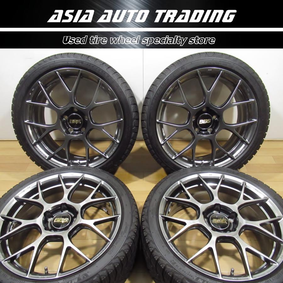 ミシュラン（MICHELIN） ほぼ新品 BBS RE-V7 018 8J+45 PCD114.3-5穴 X