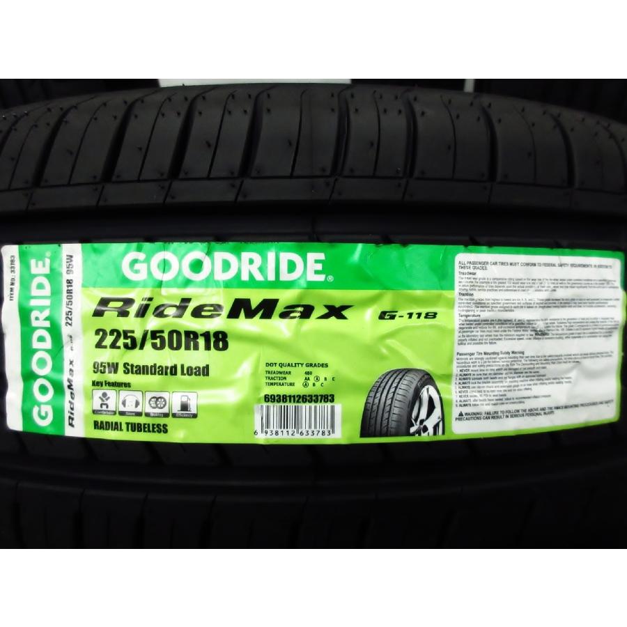 グッドライド　GOODRIDE RIDEMAX 235/45R18 タイヤ　4本 GOODRIDE 新品 未使用 GOODRIDE RIDEMAX G118 225/50R18 2026年製造