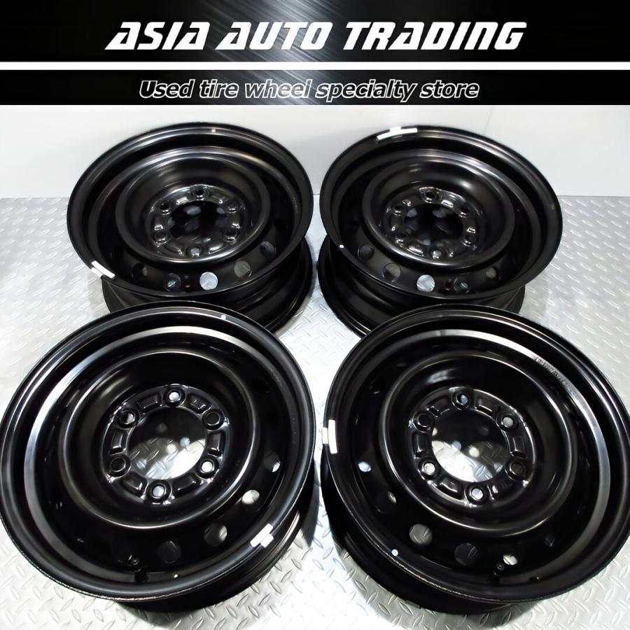 新車外し トヨタ 200 ハイエース バン 純正 スチールホイール 15インチ