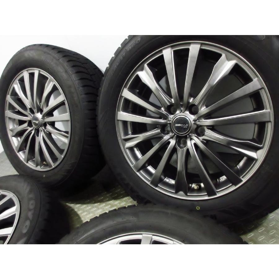 TOYO TIRES（トーヨータイヤ） 美品 超バリ溝 SIBILLA 7J+48 PCD114.3