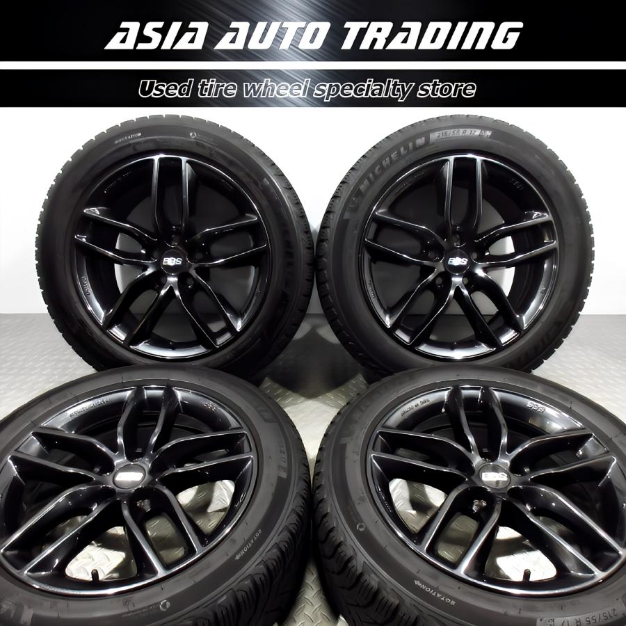 BBS 美品 走行極少 SX 0304 7.5J+45 PCD108-5穴 ミシュラン X-ICE SNOW 