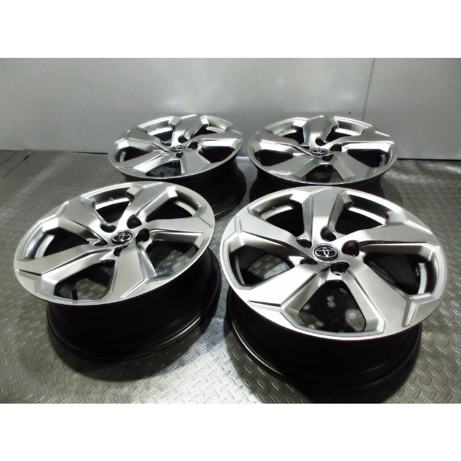 半値処分トヨタ新型 RAV4 ハイグロス純正アルミホイール 18インチ 4本