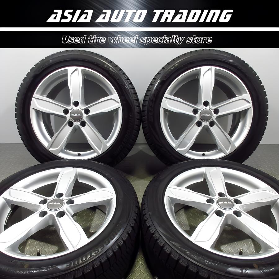 綺麗品 超バリ溝 MAK STADT 7.5J+36 PCD112-5穴 ブリヂストン VRX2 225  