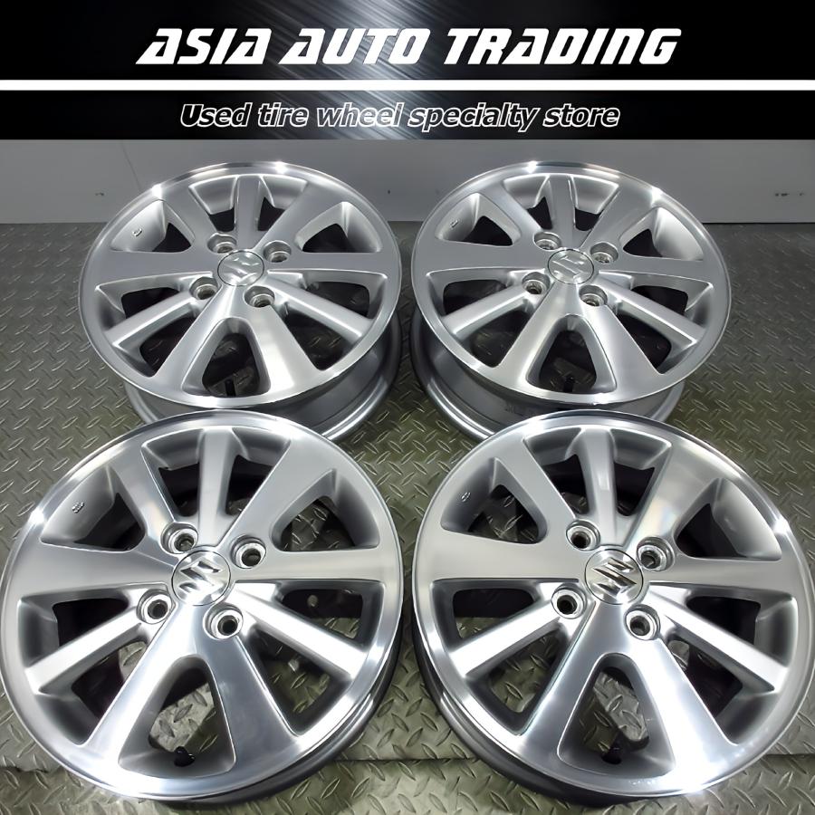 スズキエブリィDA17ワゴン純正14インチ ホイールセット❶ スズキ（SUZUKI） 美品 走行極少 DA17W エブリィ ワゴン 純正 14インチ