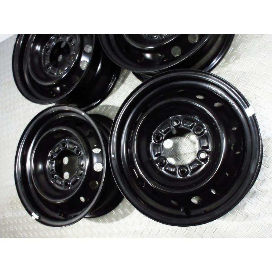 新車外し トヨタ 200 ハイエース バン 純正 スチールホイール 15インチ  