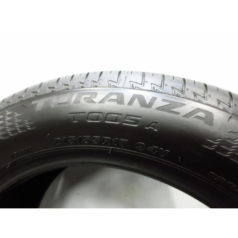 BRIDGESTONE（ブリヂストン） 走行極少 TURANZA T005A 215/55R17 2023 