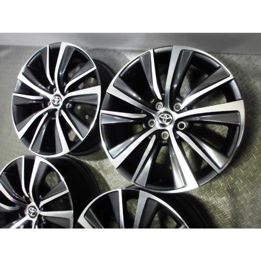 トヨタ（TOYOTA） 美品 80系 ハリアー Gグレード 純正 切削光輝 18