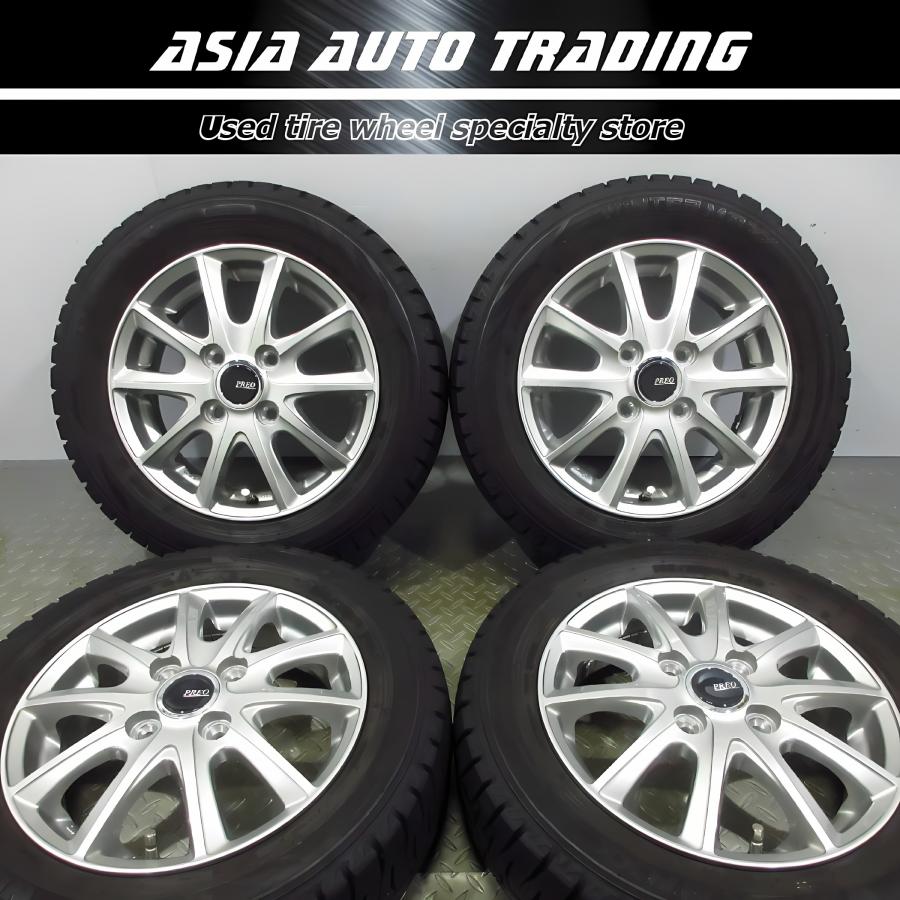 DUNLOP（ダンロップ） 美品 超バリ溝 PREO L-5 4B+45 PCD100-4穴 WM02