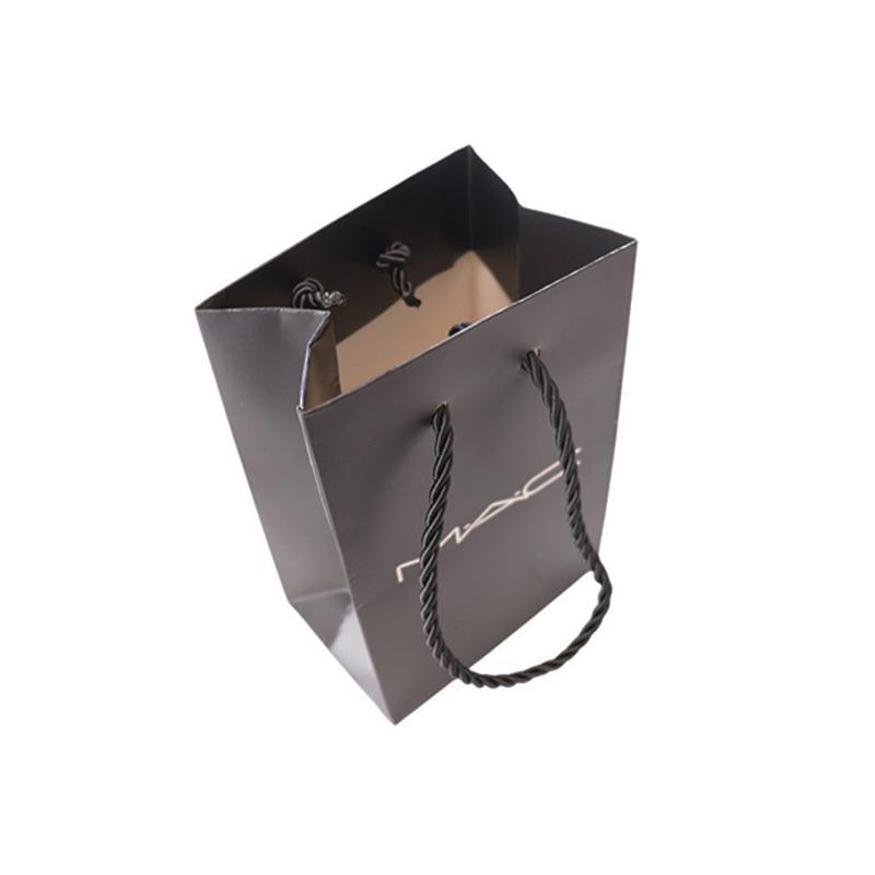 M・A・C（マック） 紙袋 ロゴ入り Sサイズ ショッパー#ブラック