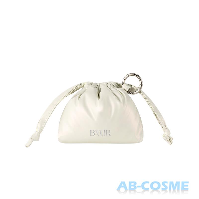 ByUR ポーチ バイユア BYUR サテン ミニポーチ キーリング 巾着