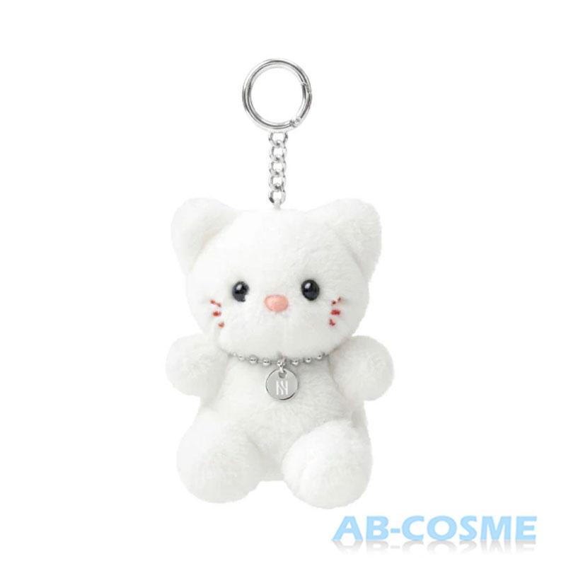 ☆透かしクマさんが綺麗Cafe猫ちゃんチャーム☆A キーホルダー ヘラ HERA オリジナルキャットキーリング チャーム 猫