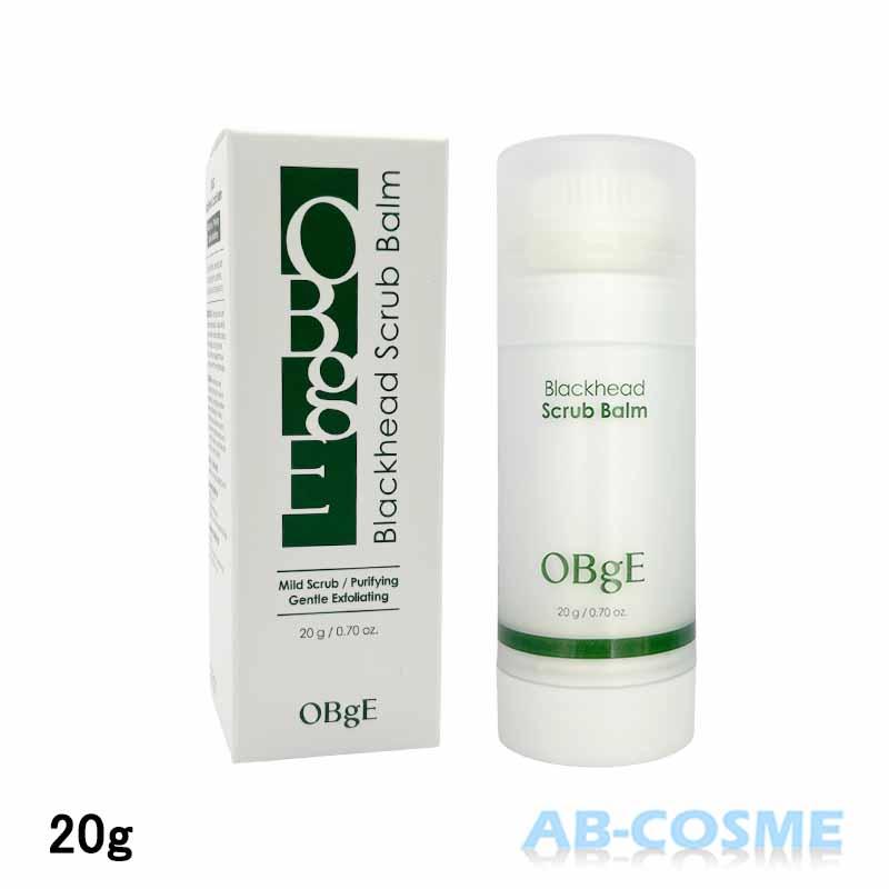 スクラブ洗顔 オブジェ OBGE ブラックヘッドスクラブバーム 20g