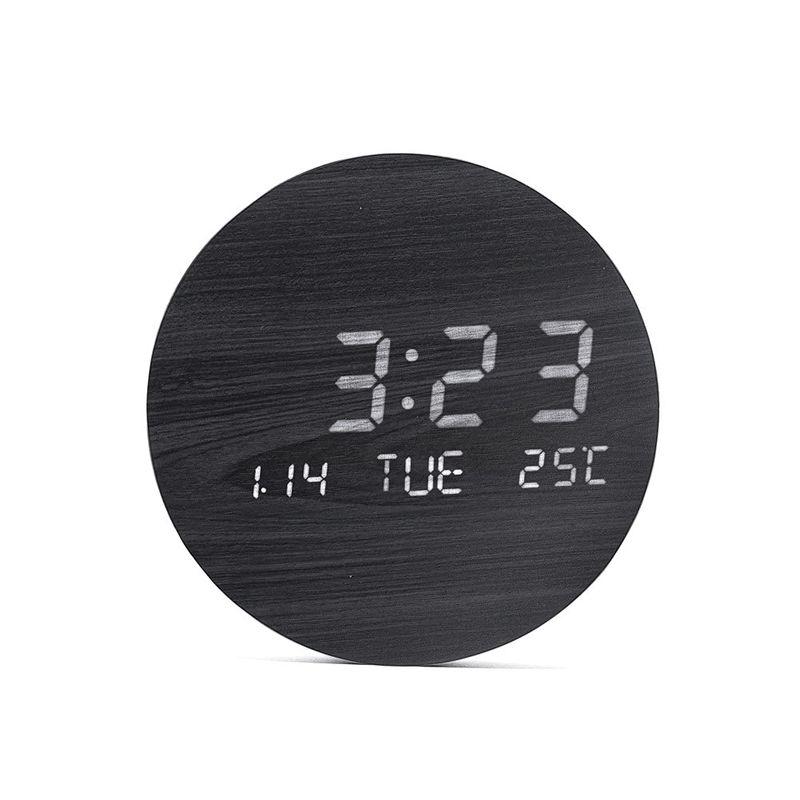 おしゃれ クロック 掛け時計 北欧風 デジタル電子時計 自動点灯 夜でも