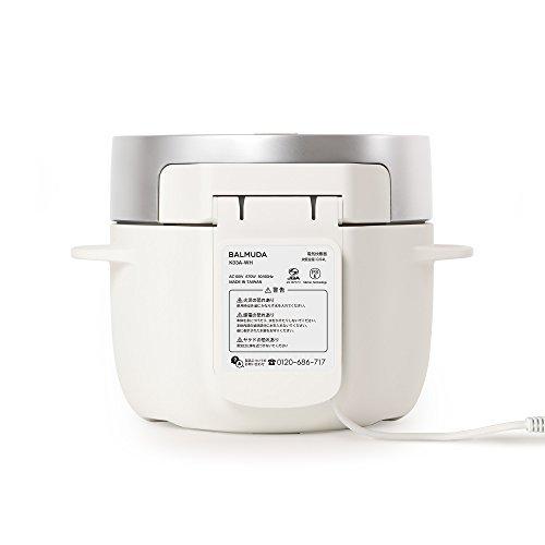 バルミューダ　3合炊き電気炊飯器　BALMUDA　The　Gohan　K03A-WH(ホワイト)
