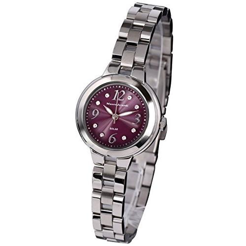 注目の 腕時計 [マウロジェラルディ] ソーラー シルバー レディース MJ056-4 3針 腕時計