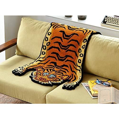 チベタンタイガーラグ ラージ DETAIL Tibetan Tiger Rug DTTR-01 / L