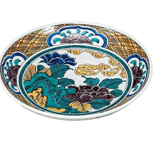 新到着 九谷焼 盛皿 日本製 盛り皿 27cm 和食器 陶器 牡丹 チェスト、タンス