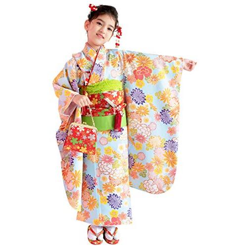 七五三 7歳 [キョウエツ] 結び帯、はこせこセット 小物7点セット