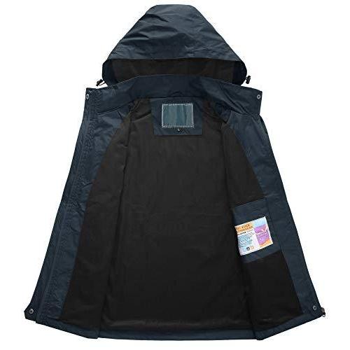 TACVASEN] アウトドアウェア レディース 多機能 マウンテンパーカー 撥 TACVASEN 防風ジャケット レディース 登山服 取り外し可能 レインウェア 多機能 通気 上着 レジャー 秋服 無地 ワークウェア グ